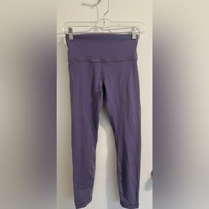 purple lululemon leggings